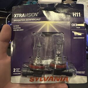 (1-BULB) SYLVANIA H11  XTRAVISION HIGH PERFORMANCE HALOGEN LAMP HEADLIGHT